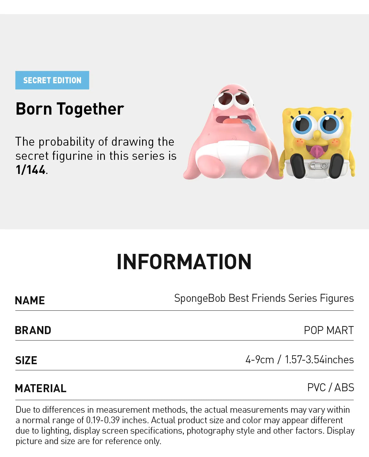 Pop Mart SpongeBob Best Friends Series Figures