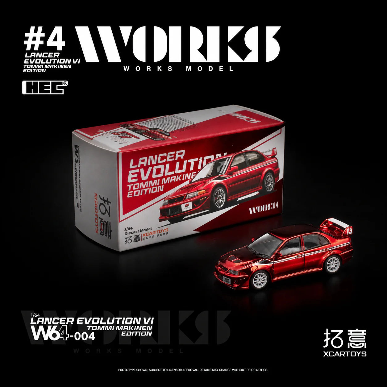 WORKS 1/64 Lancer Evolution VI TME HEC 2026