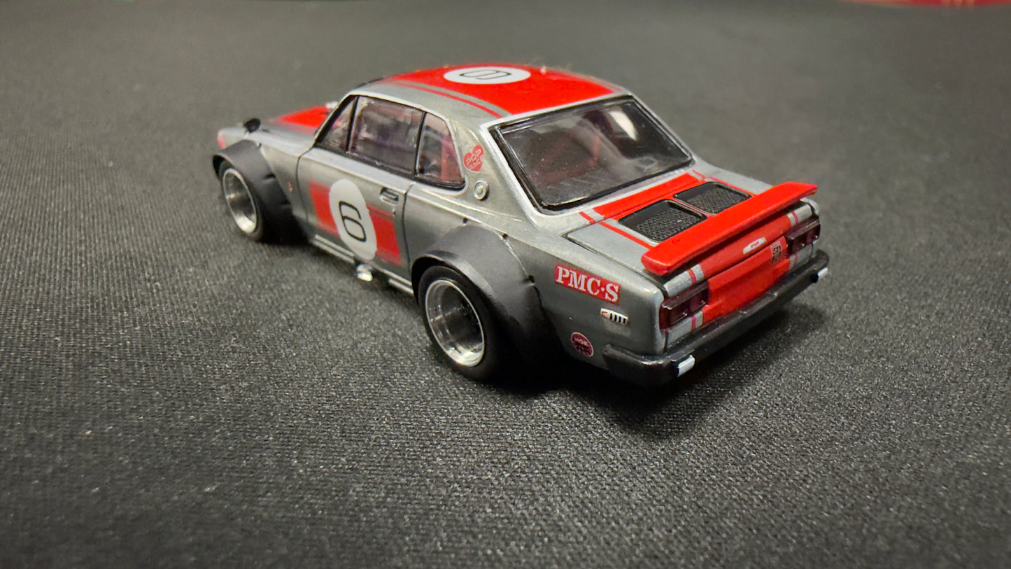 POPRACE 1/64 SKYLINE GT-R V8 DRIFT (HAKOSUKA) APA XPO 2025 Exclusive Model S19-APAXPO2025