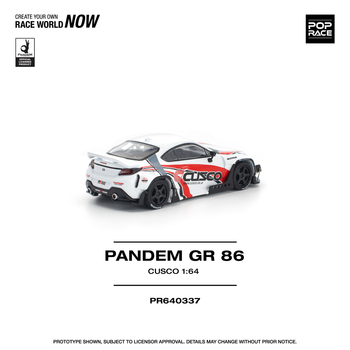 POPRACE 1/64 PANDEM GR86 - CUSCO PR640337