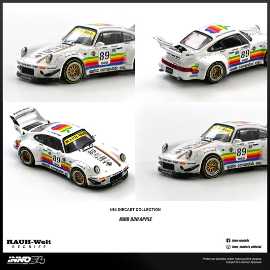 INNO64 1/64 RWB 930 #89 Apple Livery IN64-RWB930-APPLE