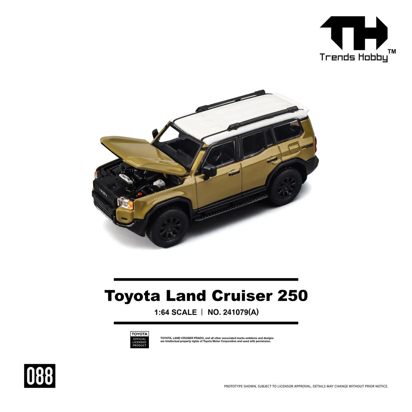 Trends Hobby 1/64 Toyota Land Cruiser 250 - SAND 241079(A)