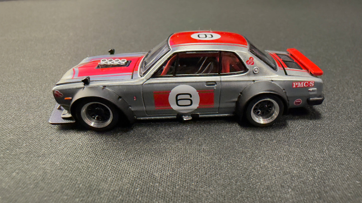 POPRACE 1/64 SKYLINE GT-R V8 DRIFT (HAKOSUKA) APA XPO 2025 Exclusive Model S19-APAXPO2025