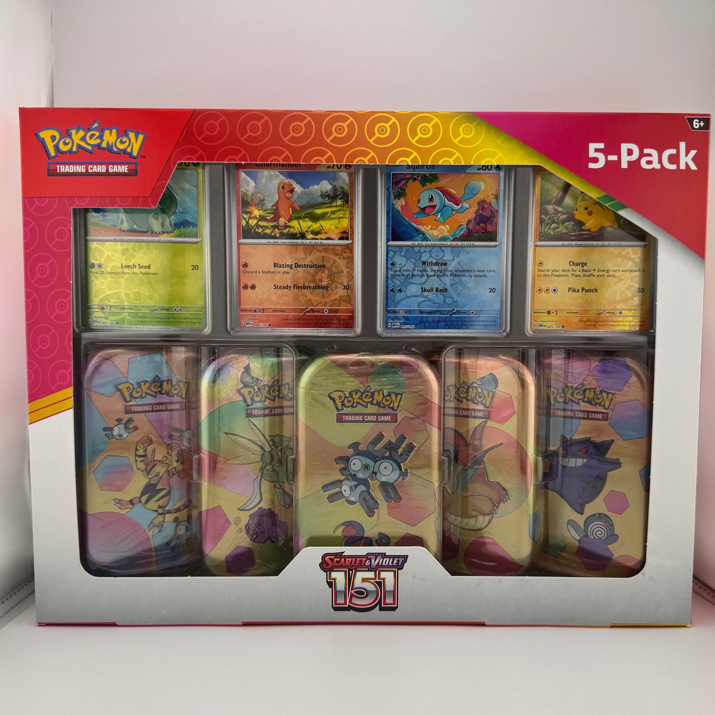 Pokemon Scarlet & Violet 151 5-pack Mini Tins - Costco Bundle