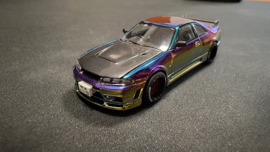 POPRACE 1/64 SKYLINE GT-R (BNR33) APA XPO 2025 Exclusive Model S42-APAXPO2025