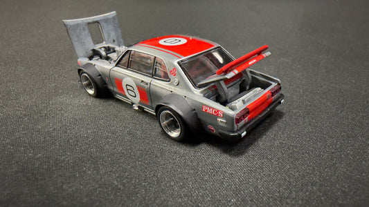 POPRACE 1/64 SKYLINE GT-R V8 DRIFT (HAKOSUKA) APA XPO 2025 Exclusive Model S19-APAXPO2025