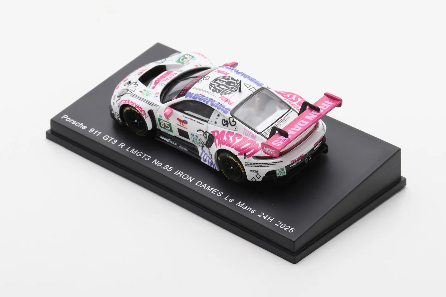 SPARK 1/64 Porsche 911 GT3 R LMGT3 No.85 IRON DAMES Le Mans 24H 2025 C. Martin - R. Frey - S. Bovy 64S076