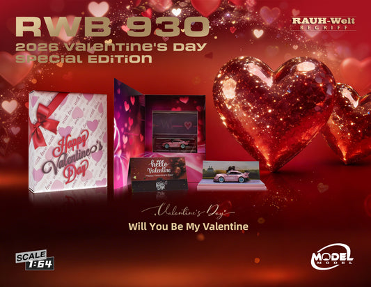 MODELMODEL64 1/64 RWB 930 Valentine's day Special edition MM64-RWB930-Valentine2026