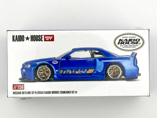 Kaido House MiniGT Nissan Skyline GT-R (R34) Kaido Works™ Shinjuku V2