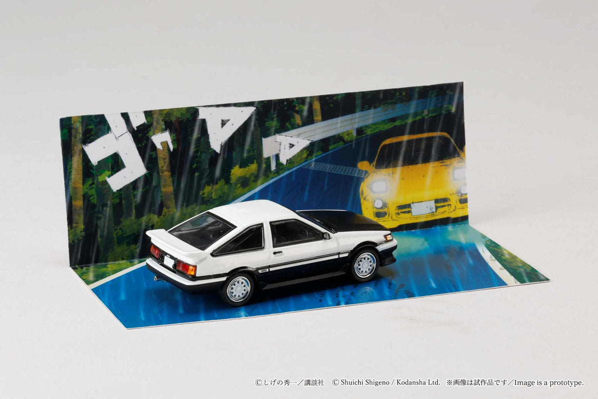 HOBBY JAPAN JDM64 Project D/ INITIAL D Keisuke Takahashi VS Wataru Akiyama Diorama Set Series (Set of 2 cars HJDMD002B HJDMD008A)