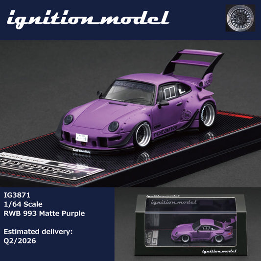 Ignition Model 1/64 RWB 993 Matte Purple IG3871