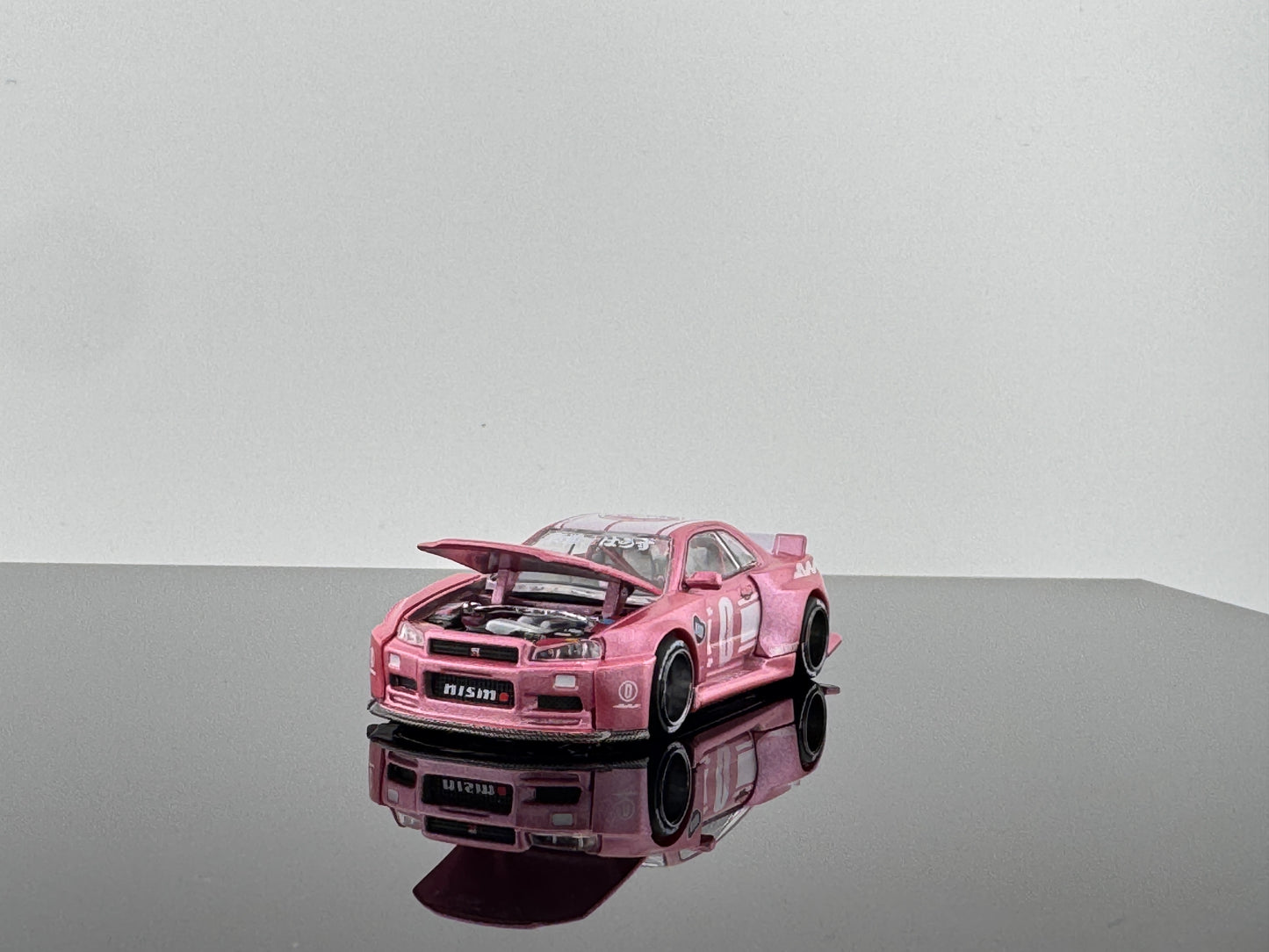 KAIDO HOUSE MINIGT NISSAN SKYLINE GT-R R34 KAIDO RACING FACTORY V1 PINK