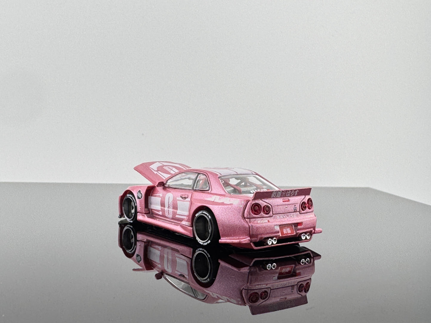 KAIDO HOUSE MINIGT NISSAN SKYLINE GT-R R34 KAIDO RACING FACTORY V1 PINK