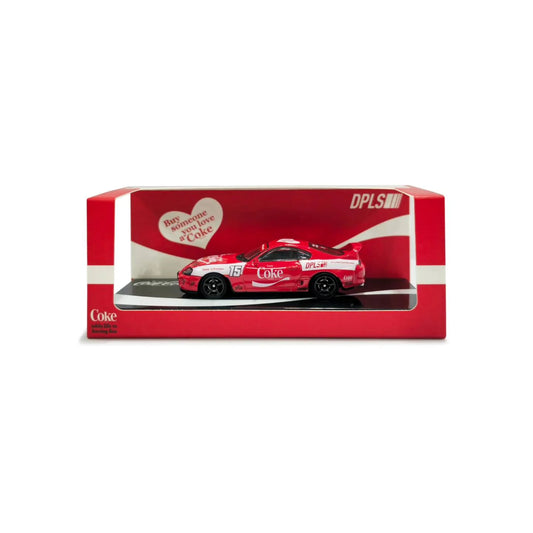 DPLS x INNO 1/64 Coca Cola Toyota Supra (A80) Box Set HKTS 2025 Exclusive Event Model COKE117