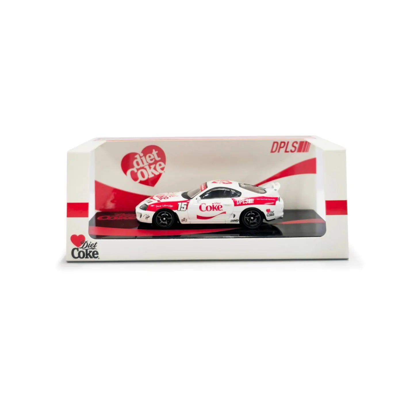 DPLS x INNO 1/64 Coca Cola Toyota Supra (A80) Box Set HKTS 2025 Exclusive Event Model COKE117