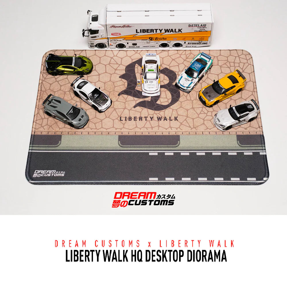 DREAM CUSTOMS Desktop Diorama 350mmx 250mm with LB Logo S12
