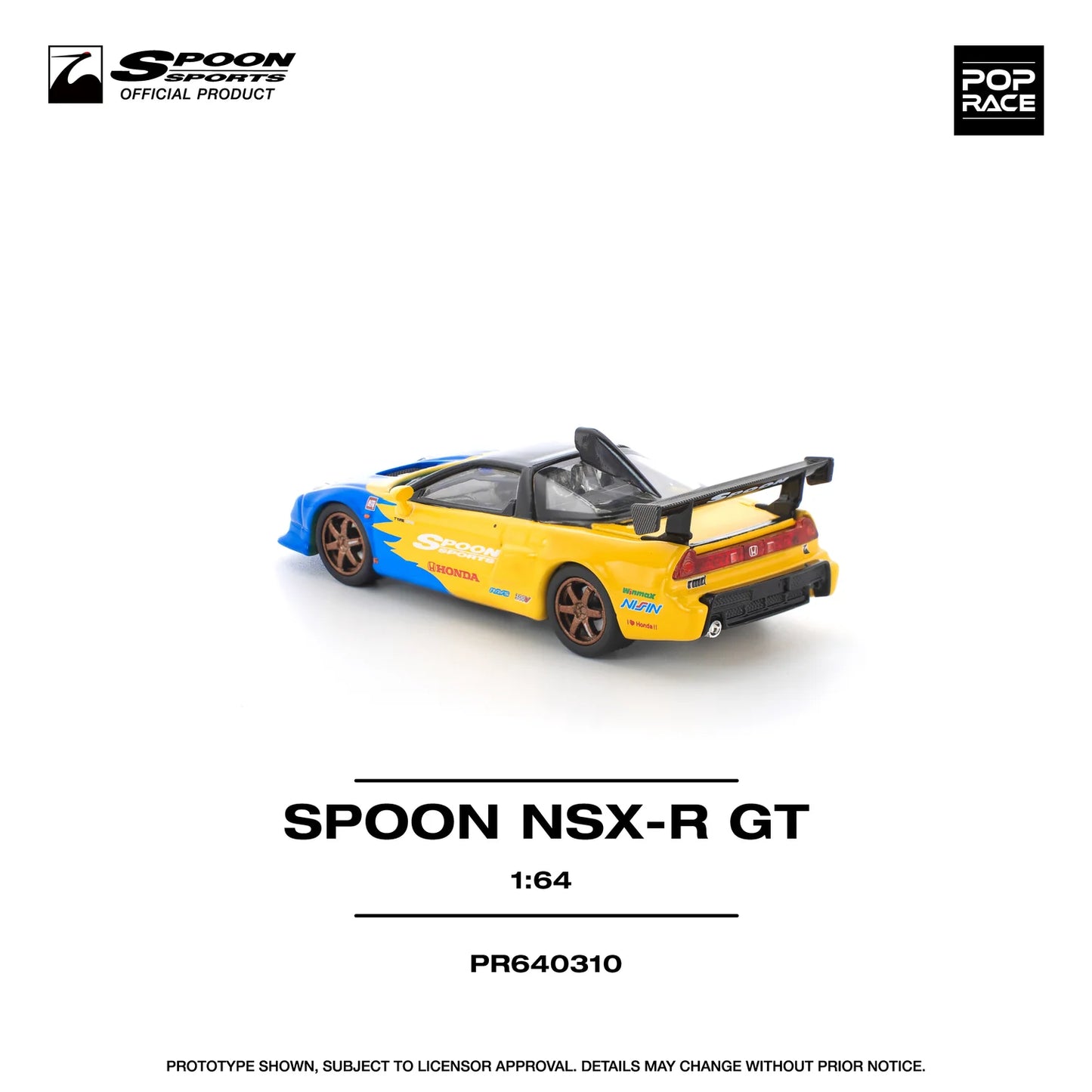 POPRACE 1/64 SPOON NSX R GT PR640310