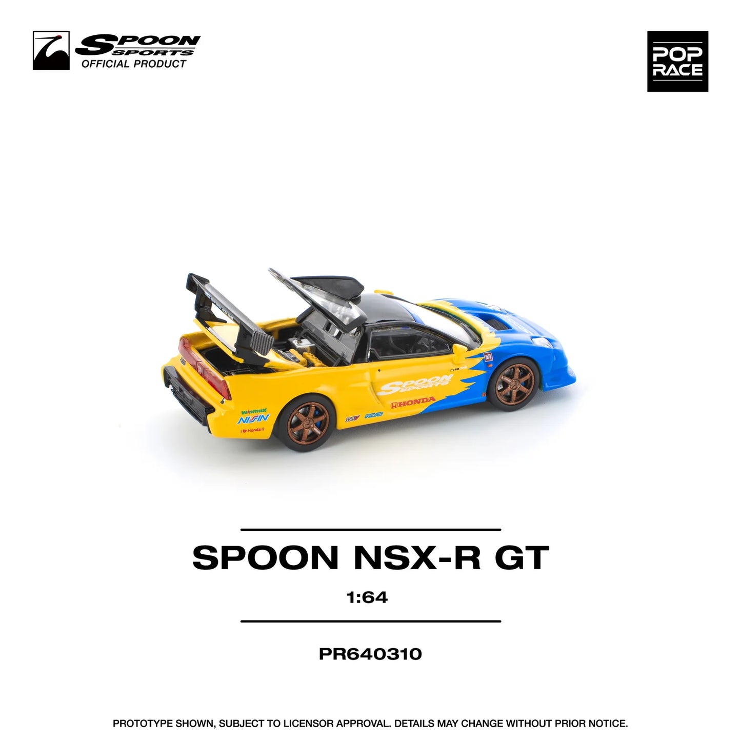 POPRACE 1/64 SPOON NSX R GT PR640310