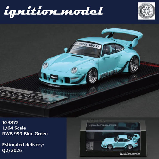 Ignition Model 1/64 RWB 993 Blue Green IG3872