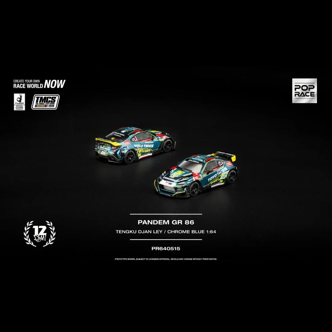POPRACE 1/64 PANDEM GR86 TMCS Malaysia 2026 Special Edition PR640515