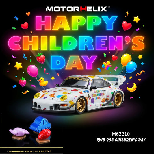 PREORDER MOTORHELIX 1/64 RWB 993 Children’s Day Limited Edition M62210