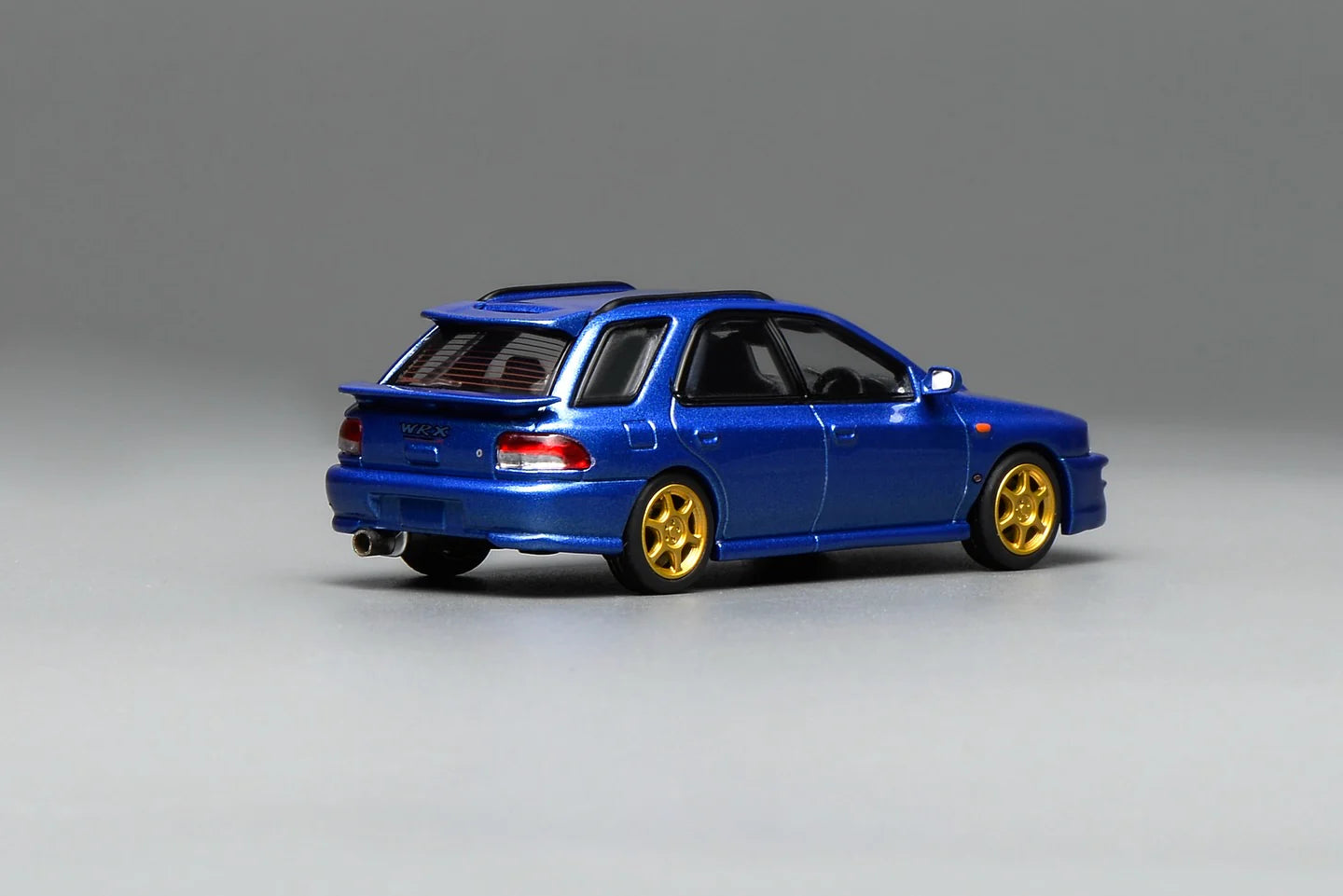 Motorhelix 1/64 Subaru Impreza Wagon WRX STi Version VI (GC8) Customized World Rally Blue Mica