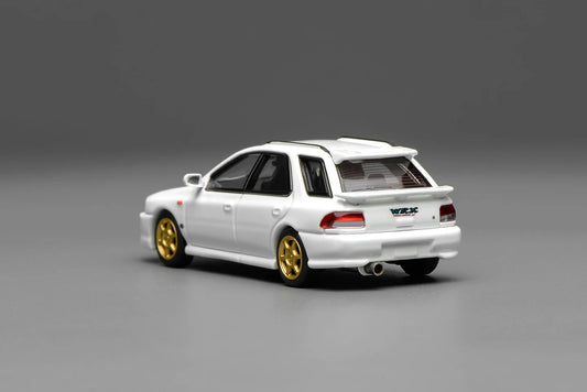 Motorhelix 1/64 Subaru Impreza Wagon WRX STi Version VI (GC8) Pure White
