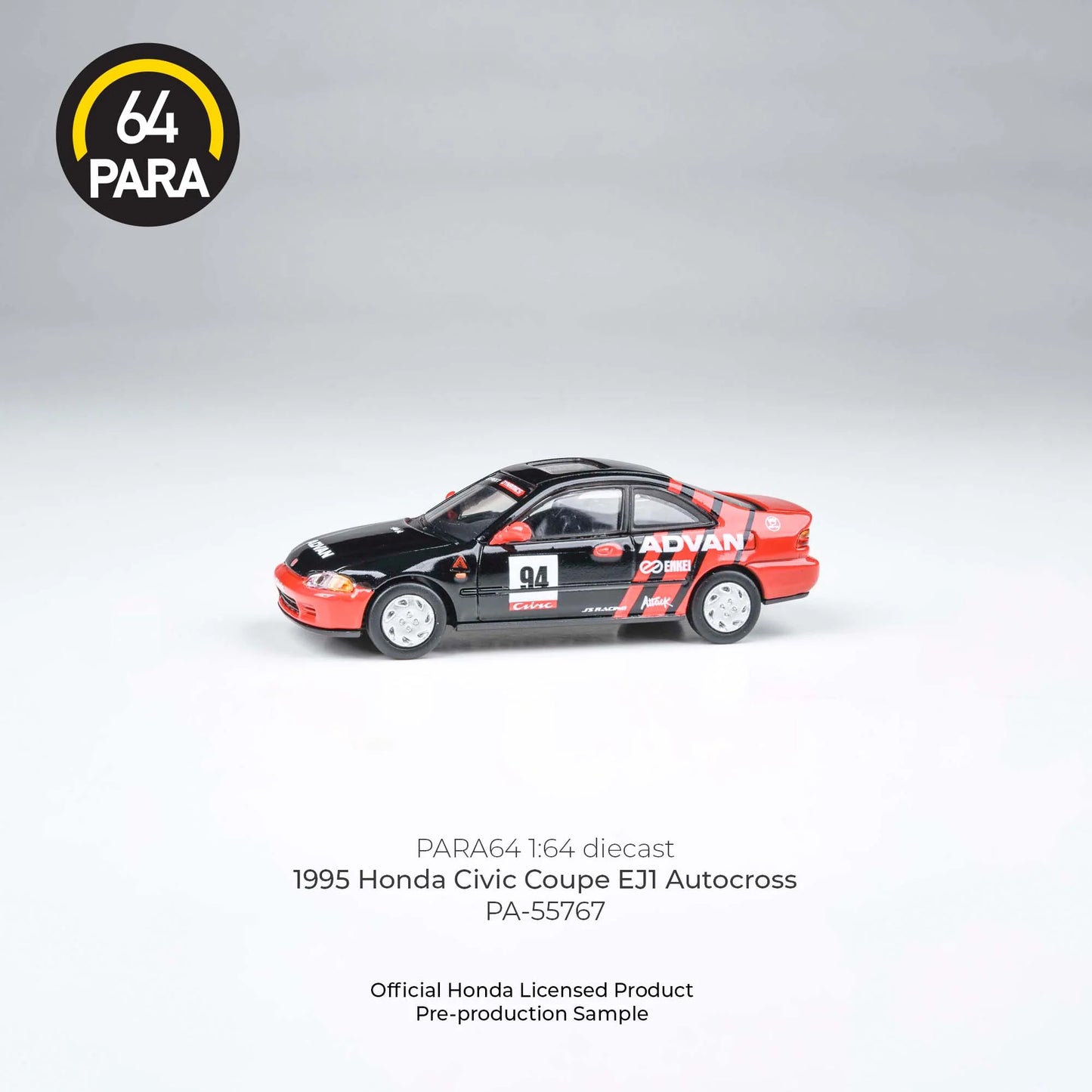 PARA64 1/64 1995 Honda Civic Coupe EJ1 Autocross PA-55767