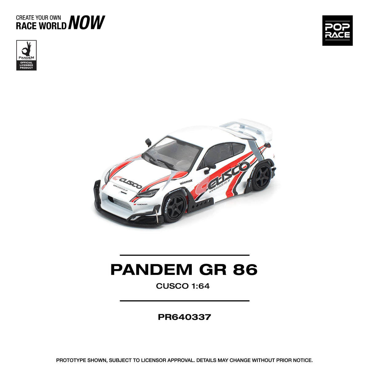 POPRACE 1/64 PANDEM GR86 - CUSCO PR640337
