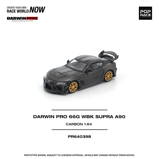 POPRACE 1/64 DARWIN PRO 66G WBK SUPRA A90 CARBON EDITION PR640398