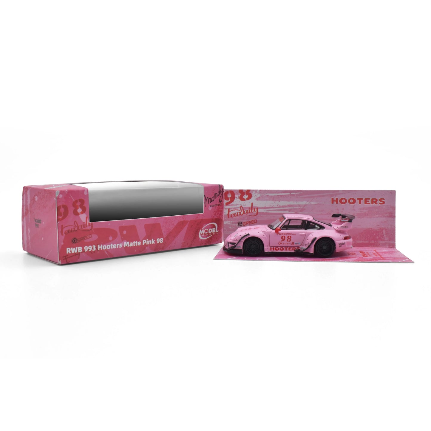MODELMODEL 1/64 RWB 993 Hooters Matte Pink 98 MM64-RWB993-007
