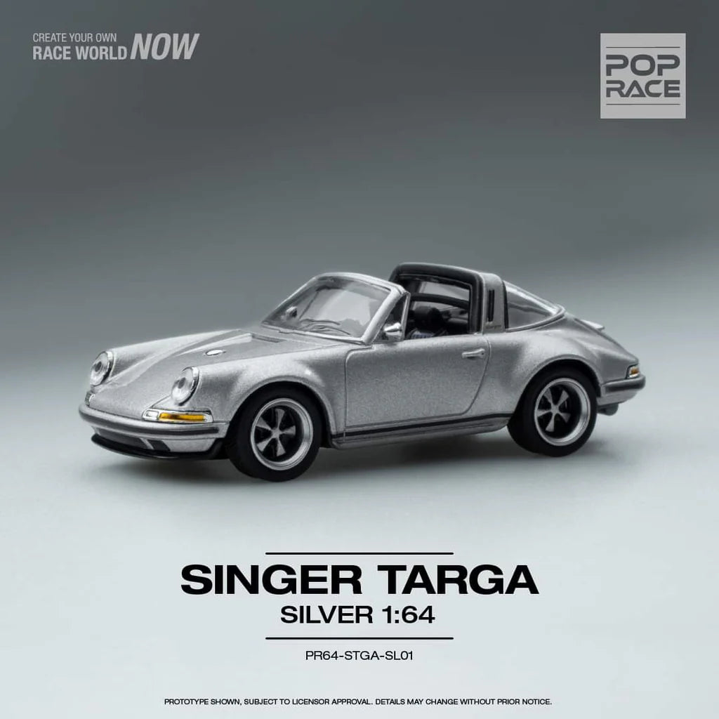 POPRACE 1/64 Singer Targa Silver