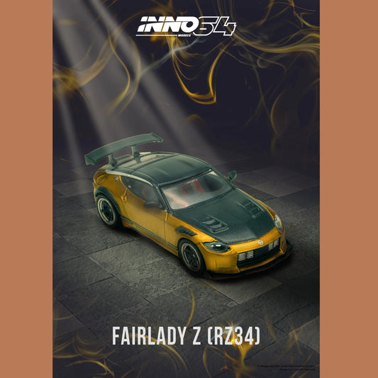 PREORDER INNO64 1/64 TOP SECRET FAIRLADY Z (RZ34) Gold IN64-400ZTS-GOLD